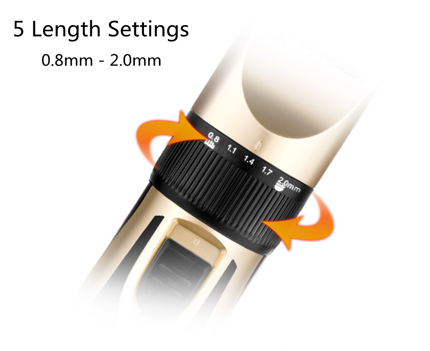 LANGBA AB60 batteridrevet kjæledyrklipper