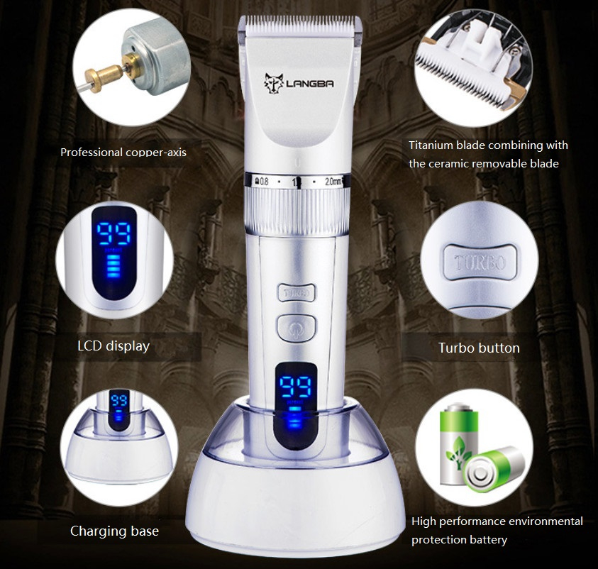 P67 trådløs kjæledyrklipper