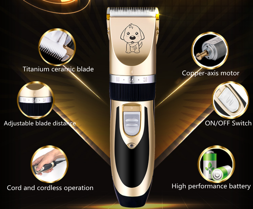 A88 trådløs kjæledyrklipper