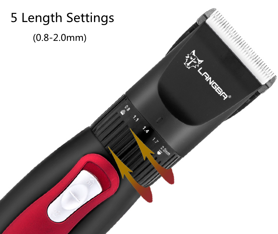 2298 batteridrevet kjæledyrklipper