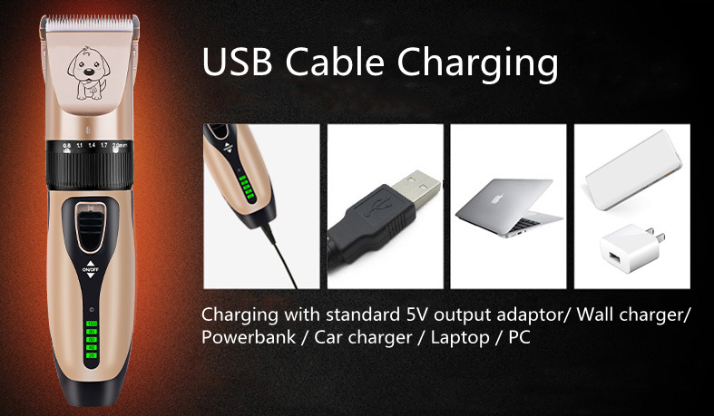 C28 usb trådløs kjæledyrklipper