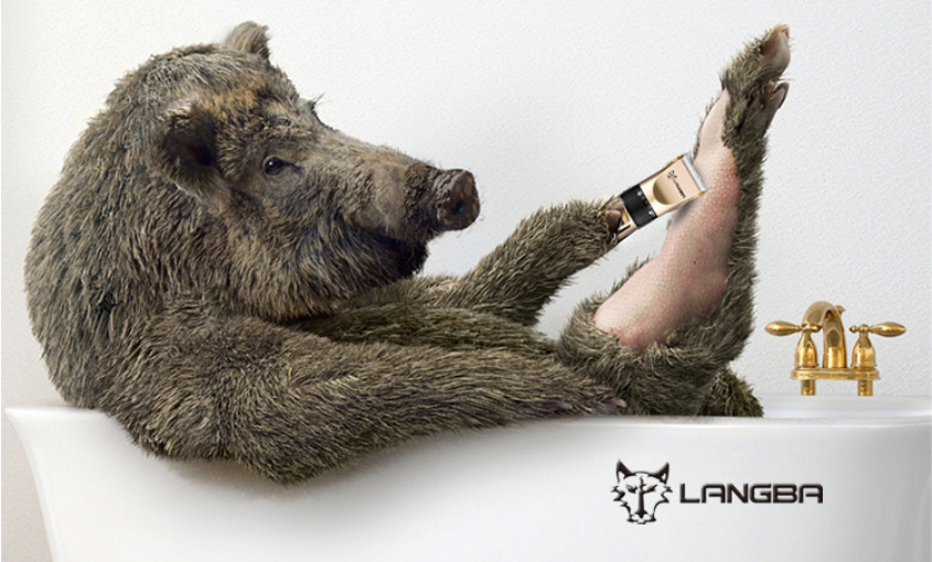 LANGBA AB60 batteridrevet kjæledyrklipper