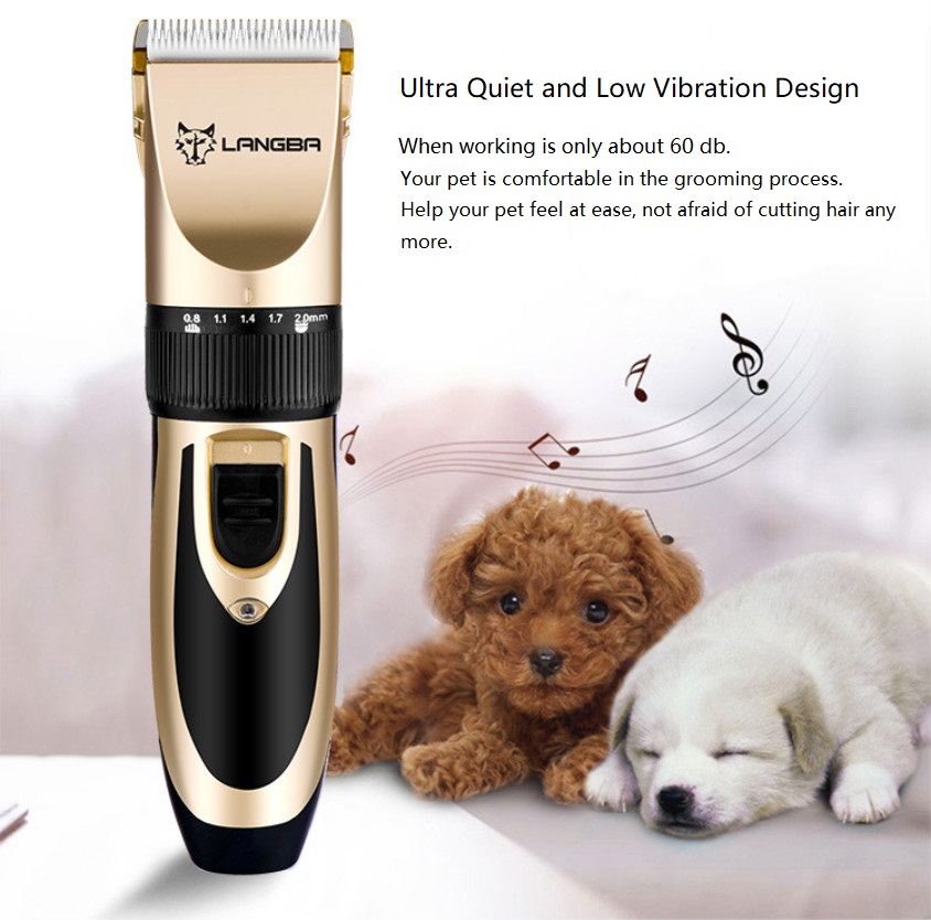 LANGBA AB60 batteridrevet kjæledyrklipper